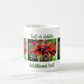 Oranje Black Eyed Susan Flower Personalized Koffiemok (Center)