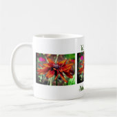 Oranje Black Eyed Susan Flower Personalized Koffiemok (Links)