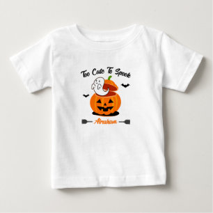 Oranje Black Funny Halloween Pumpkin Ghost Baby