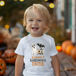 Oranje Black Ghost Spooky Halloween Dude