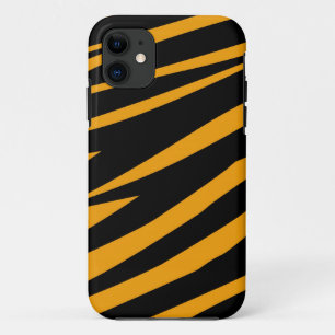 ORANJE BLACK TIGER STRIPES PATROON Case-Mate iPhone CASE