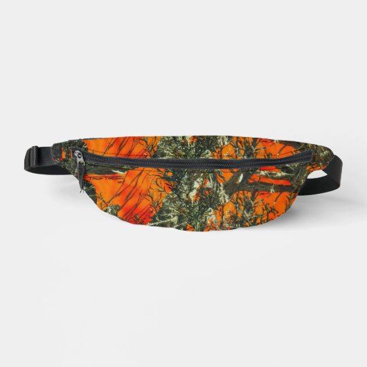 Oranje Blad Camouflage Heuptasje (Voorkant)