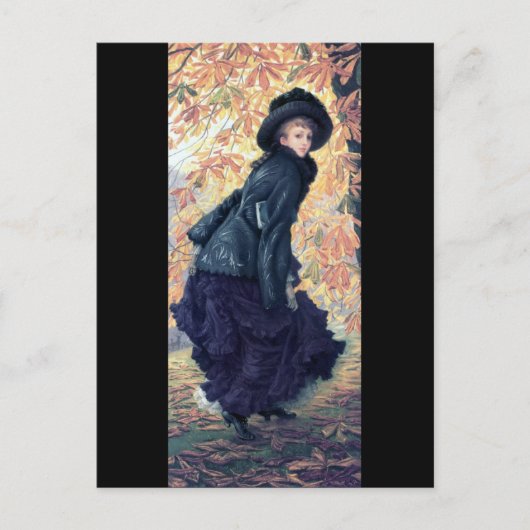 Oranje Blad van de Herfst van de Kleding van de Briefkaart (Voorkant)