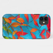 Oranje bladeren Autumn originele waterverf kunst Case-Mate iPhone Case (Achterkant (horizontaal))