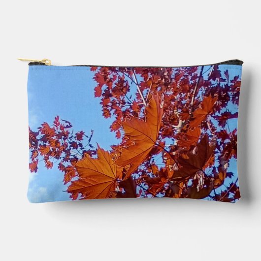 Oranje bladeren etui (Voorkant)