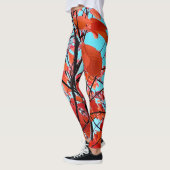 Oranje bladeren leggings (Links)