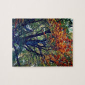 Oranje bladeren legpuzzel (Horizontaal)