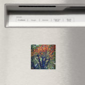 Oranje bladeren magneet (Insitu (Vaatwasser))