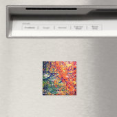 Oranje bladeren magneet (Insitu (Vaatwasser))