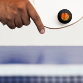 Oranje bladeren pingpongbal (Peddel)