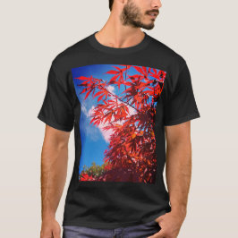 Oranje bladeren t-shirt
