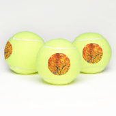 Oranje bladeren tennisballen (Multi)