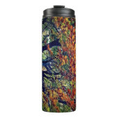 Oranje bladeren thermosbeker (Voorkant)