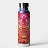 Oranje bladeren waterfles (Links)