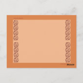 ORANJE BLADWIJZER DAYLIES BRIEFKAART (Achterkant)