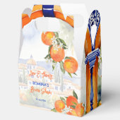 Oranje blauw azulejo talavera tegels vrijgezellenf bedankdoosjes (Geopend)
