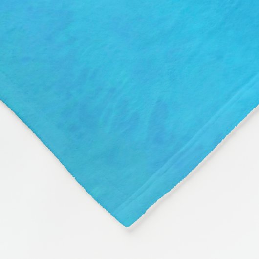 Oranje blauw fleece deken (Hoek)