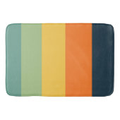 Oranje, blauw, geel en groen badmat (Voorkant)