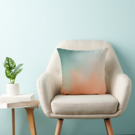 Oranje blauw kussen