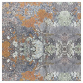 Oranje blauw model Stone Fabric Pattern Stof (Close Up)