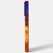 Oranje Blauw Roze Modern Case-Mate iPhone Case (Achterkant / Links)