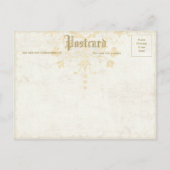  Oranje blauw vlinder Botanisch Briefkaart (Achterkant)