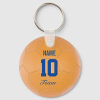 Oranje Blauw Voetbal van het Team Persoonlijke Naa