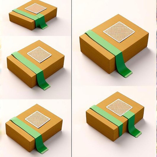 Oranje & Blauwe Geometrische Diamantpatroon Behang Sticker