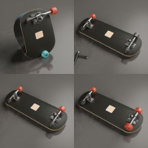 Oranje & Blauwe Geometrische Diamantpatroon Behang