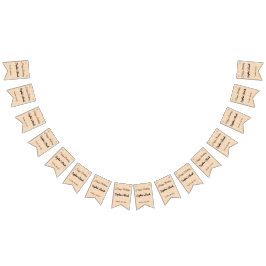 Oranje & Blauwe Geometrische Diamantpatroon Behang Vlaggetjes