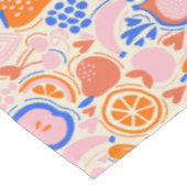 Oranje Blauwe Groenten Tafelkleed (Gekanteld)