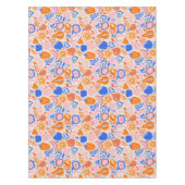 Oranje Blauwe Groenten Tafelkleed (Voorkant)