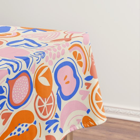 Oranje Blauwe Groenten Tafelkleed (Voorbeeld)