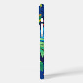 Oranje Blauwe Hawaiiaanse Planten Palmbladeren Case-Mate iPhone Case (Achterkant / Links)