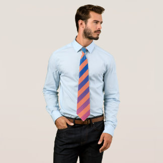 Oranje blauwe kleur voor tekening design stropdas