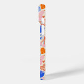 Oranje Blauwe Monogram Groenten Case-Mate iPhone Case (Achterkant / Links)