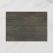 Oranje blauwe roestpompoenen voor Baby Informatiekaartje (Achterkant)