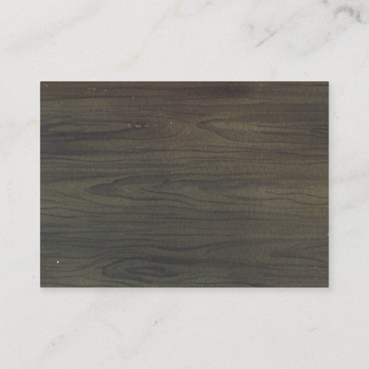 Oranje blauwe roestpompoenen voor Baby Informatiekaartje (Achterkant)