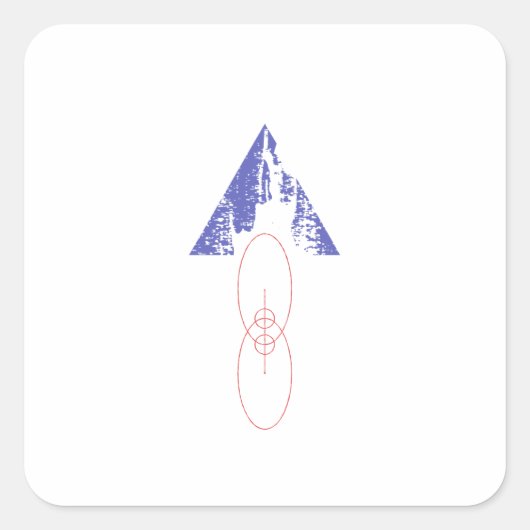 Oranje+ Blauwe stickers (Voorkant)