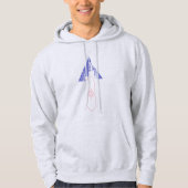 Oranje+ Blauwe trui Hoodie (Voorkant)