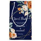 Oranje blauwe zeebrasem blauw dank u klein cadeauzakje (Voorkant)