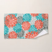 Oranje Blauwgroen Bad Handdoek (Handdoek)