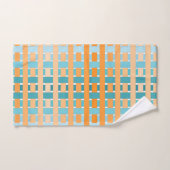 Oranje-Blauwgroen speldenstang Bad Handdoek (Handdoek)