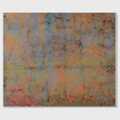  Oranje blauwtextuur van het land Cadeaupapier (Vlak)