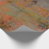  Oranje blauwtextuur van het land Cadeaupapier (Hoek)