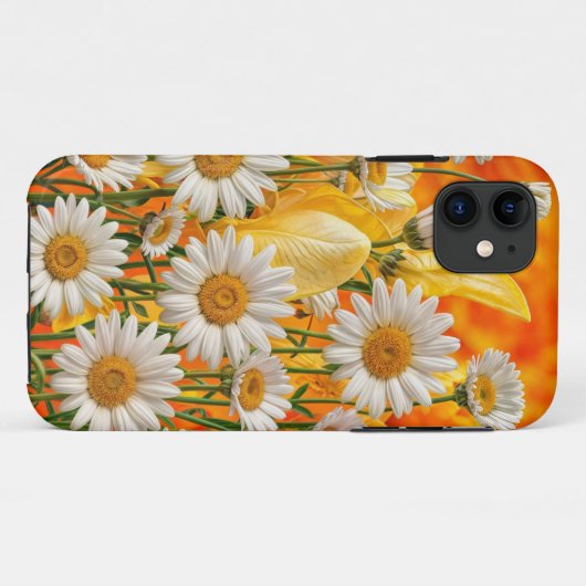 Oranje blij dat het zomer is Case-Mate iPhone case (Achterkant (horizontaal))