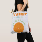 Oranje blij dat het zomer is tote bag (Dichtbij)