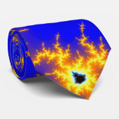 Oranje bliksem (Stropdas) Stropdas (Opgerold)