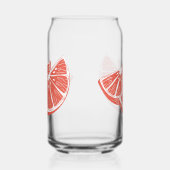 Oranje Blikvorm Glas (Links)
