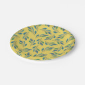 Oranje bloed papieren bordje (Gekanteld)